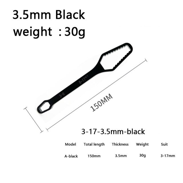 Self-tightening Adjustable Wrench