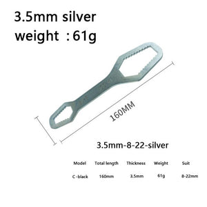 Self-tightening Adjustable Wrench