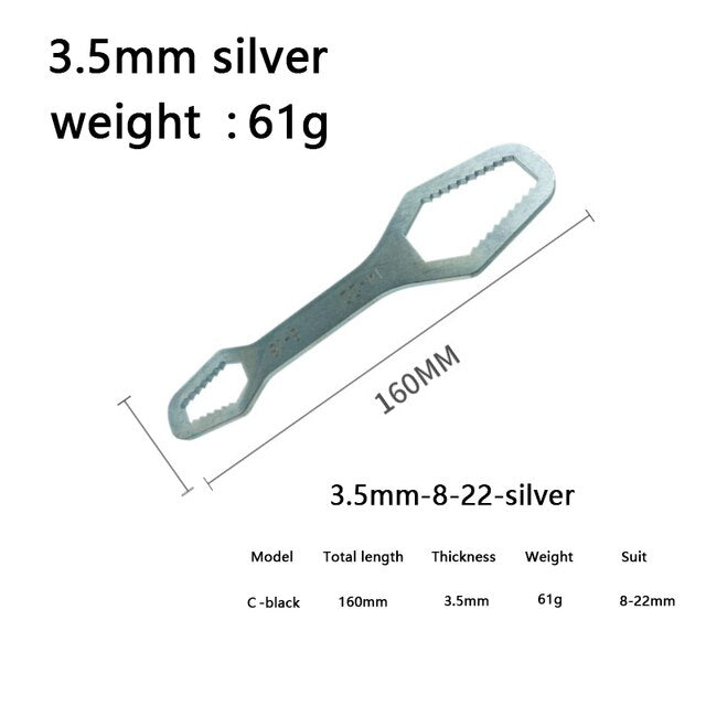 Self-tightening Adjustable Wrench